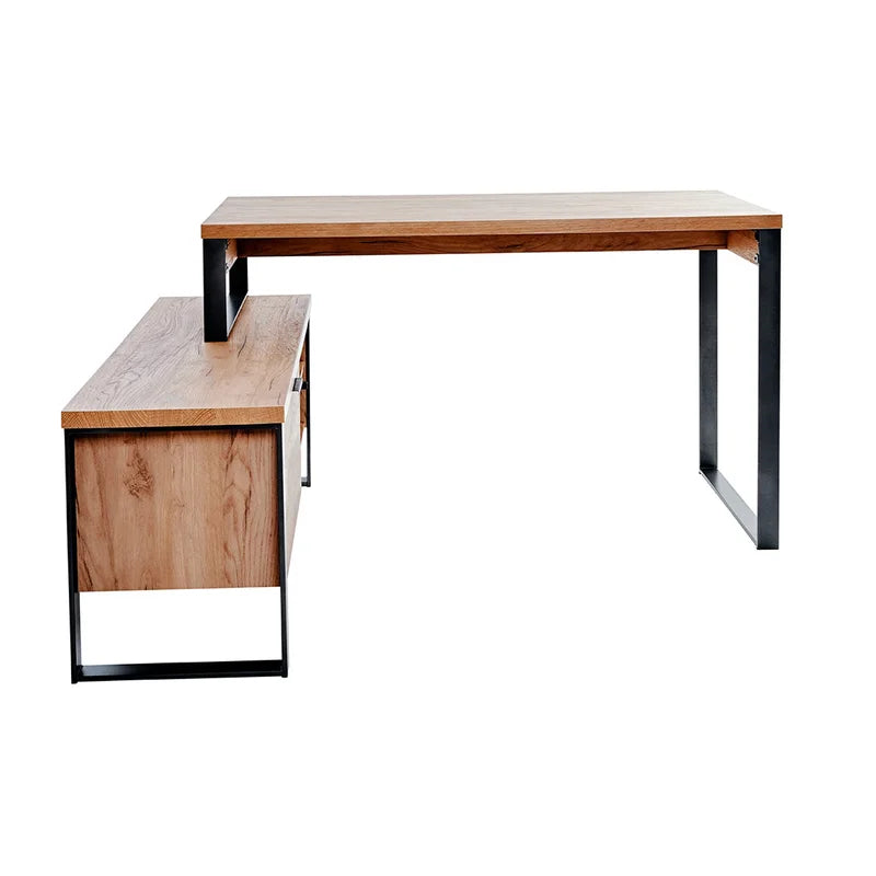 FURNISHIAA Solid Wood Reversible L Shaped  Computer Table for Home & Office (Copy) . (Copy) - Furnishiaa -  -